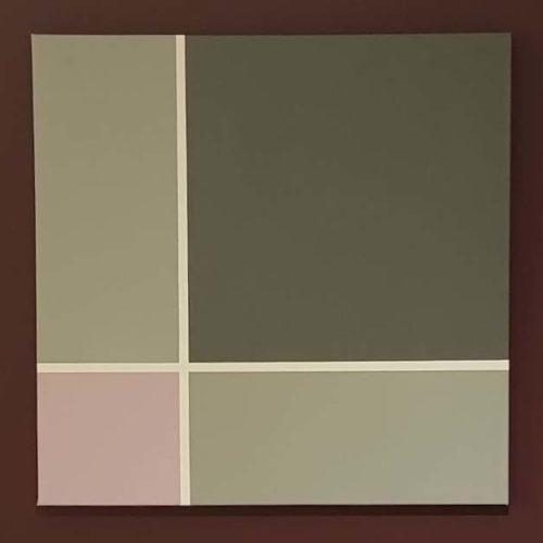 Wanddekoration Acryl Gemälde Modern Formen Quadrate